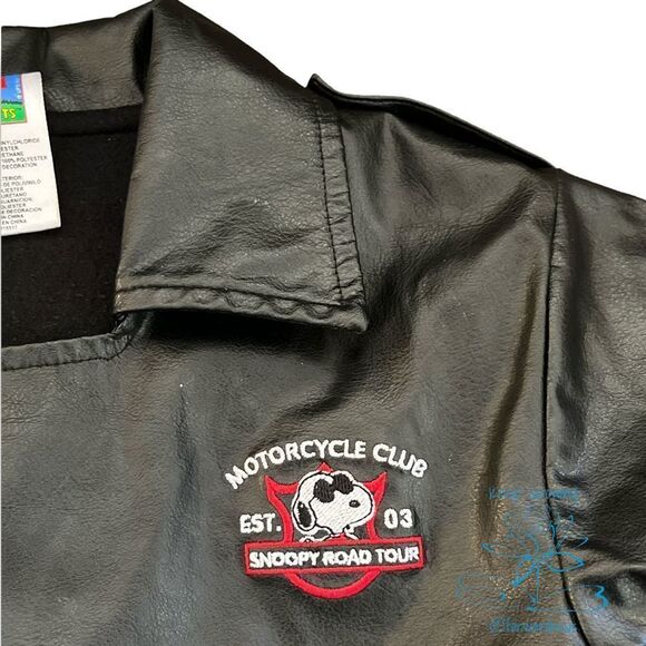 Peanuts Snoopy Motorcycle Style Jacket 4T - Picture 5 of 12